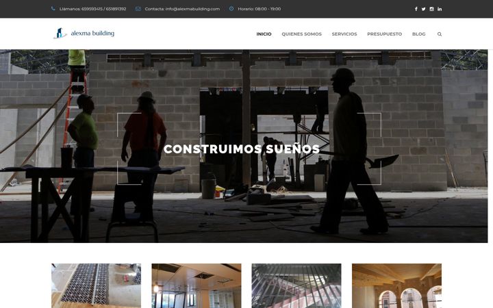 Screenshot of alexmabuilding.com