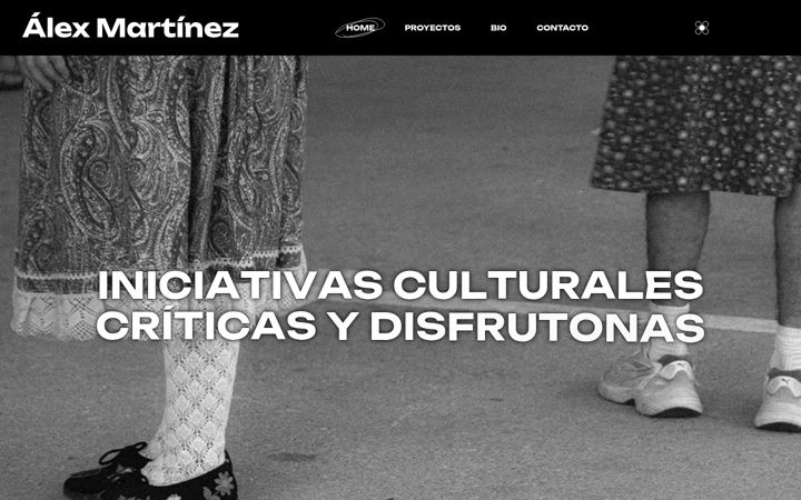 Screenshot of alexmartinez.es