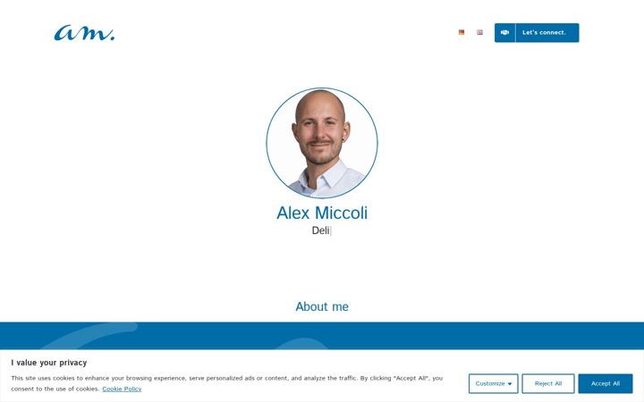 Screenshot of alexmiccoli.ch