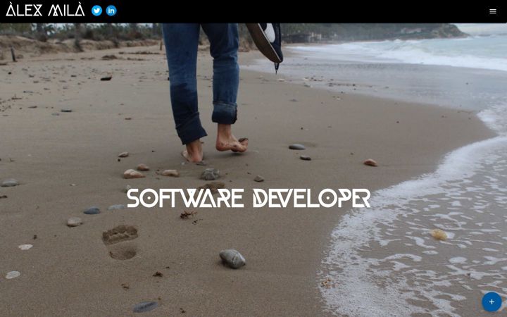 Screenshot of alexmilasolis.com