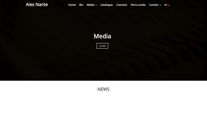Screenshot of alexnante.com