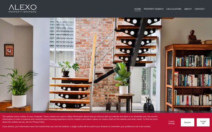 Screenshot of alexo.co.za