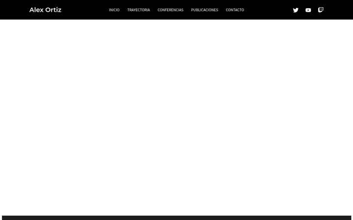 Screenshot of alexortizentrenador.com