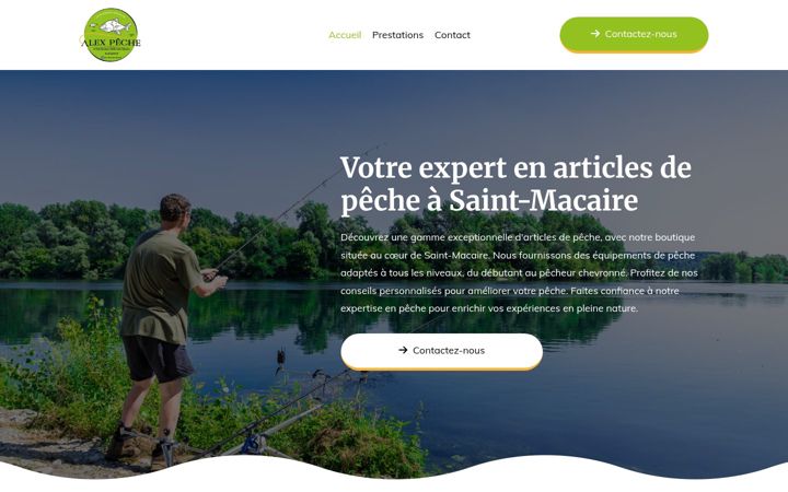 Screenshot of alexpeche.fr