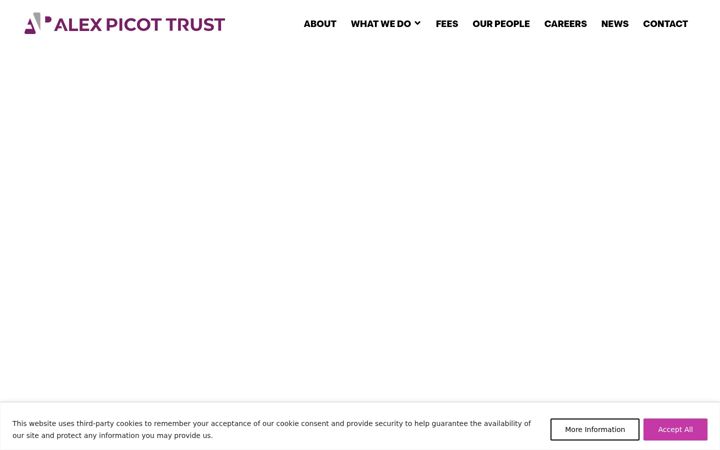 Screenshot of alexpicottrust.com
