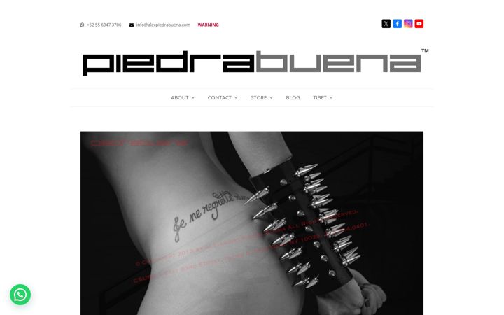 Screenshot ta' alexpiedrabuena.com