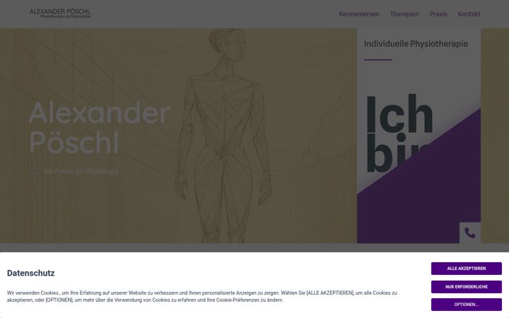 Screenshot of alexpoeschl.at