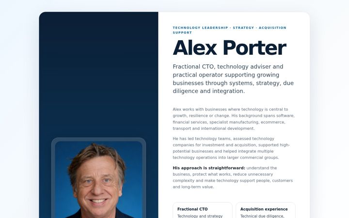 Screenshot of alexporter.eu