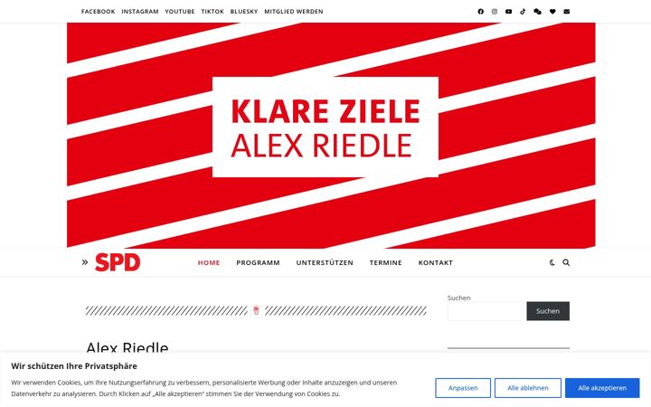 Screenshot of alexriedle.de