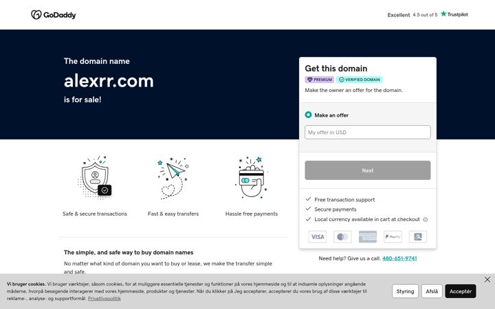Screenshot of alexrr.com