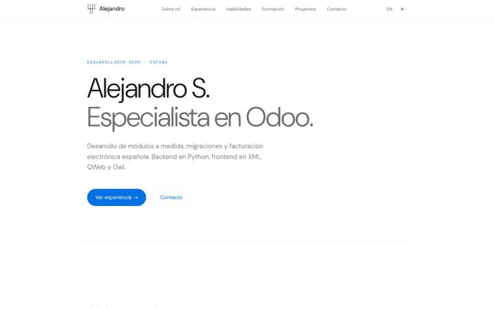 Screenshot of alexsc.dev