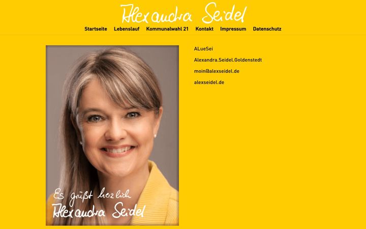 Screenshot of alexseidel.de