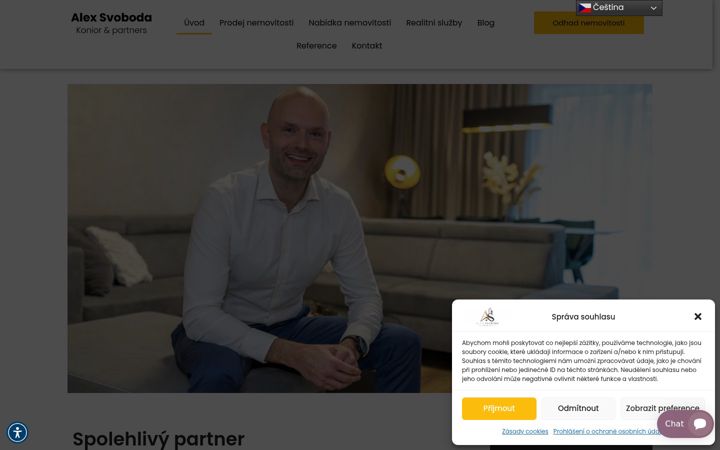 Screenshot of alexsvoboda.cz