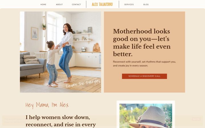 Screenshot of alextaliaferro.com