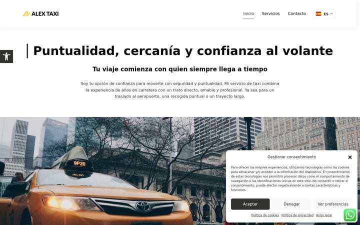Screenshot of alextaxi.es