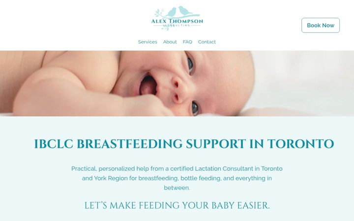 Screenshot of alexthompsonconsulting.com