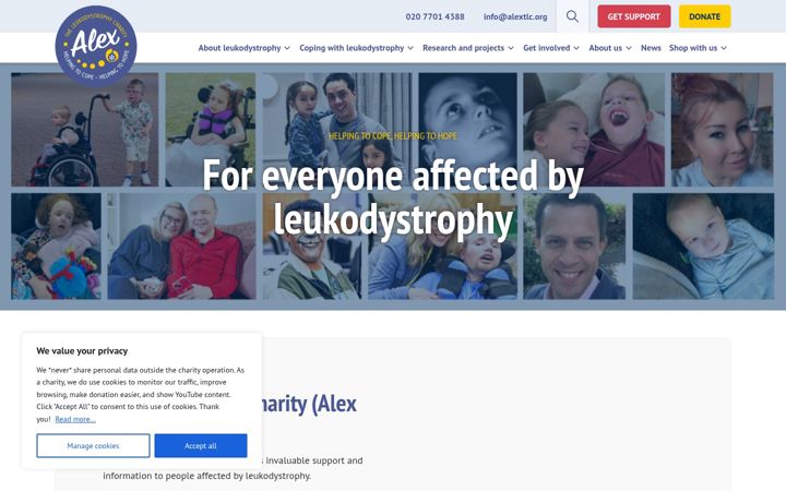 Screenshot of alextlc.org