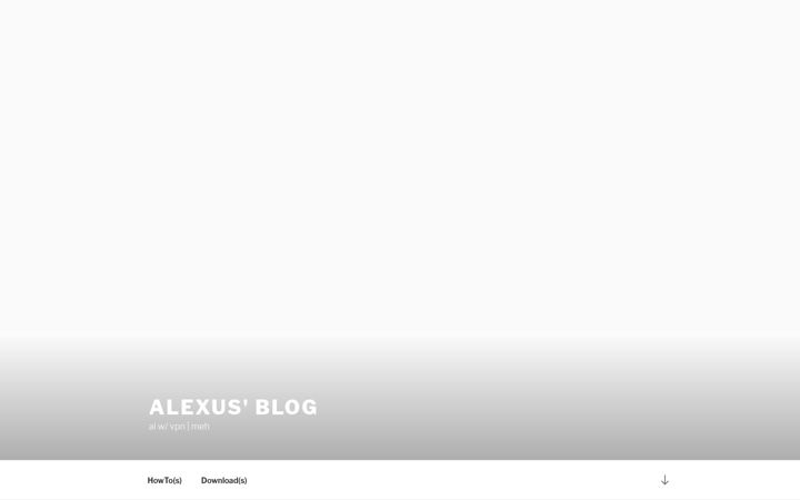 Screenshot of alexus.org