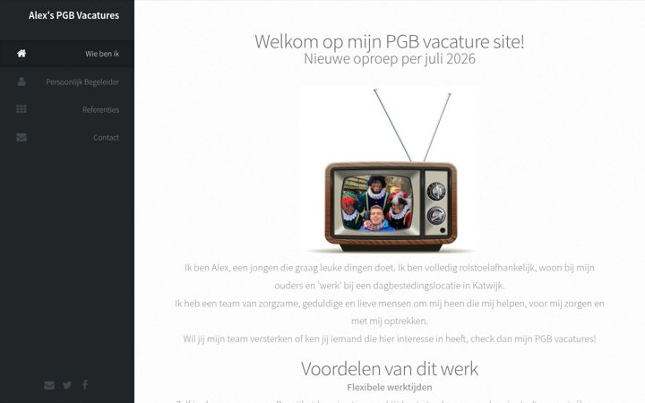 Screenshot of alexvanduijn.nl
