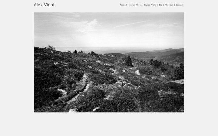 Screenshot of alexvigot.com
