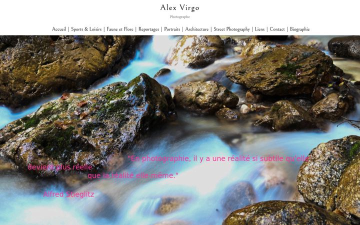 Screenshot of alexvirgo.ch