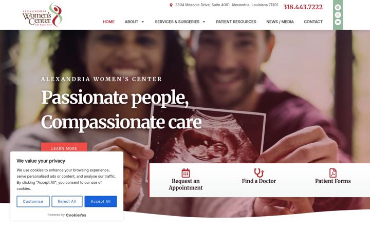 Screenshot of alexwc.com