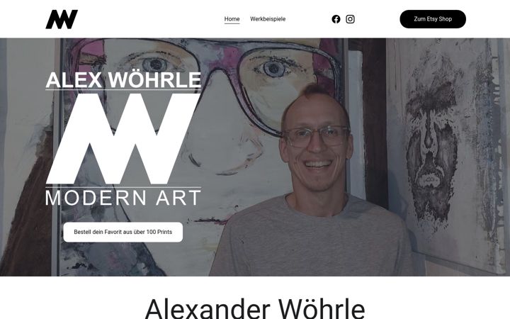 Screenshot of alexwoehrle.de