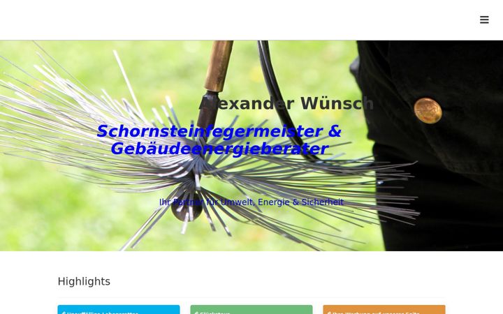 Screenshot of alexwuenschbsm.com