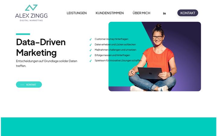Screenshot of alexzingg.de