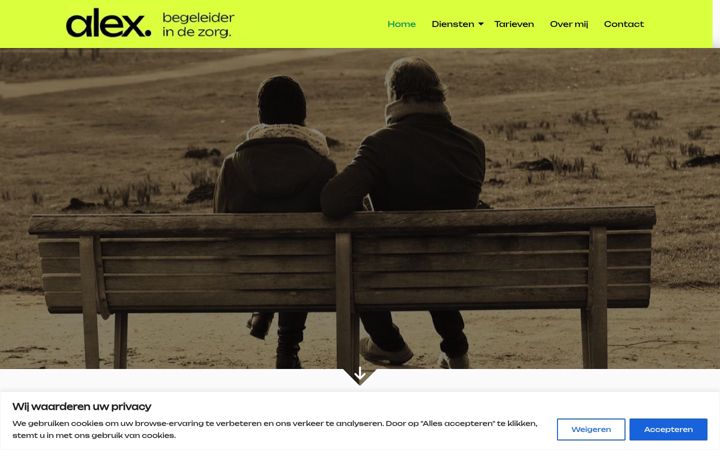 Screenshot of alexzorgt.nl