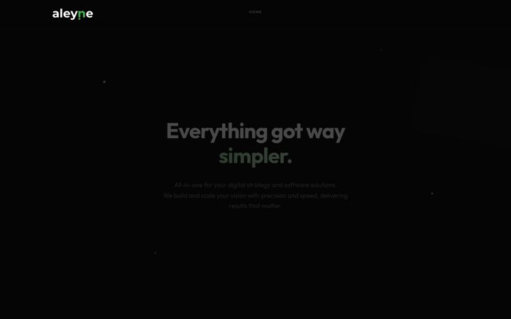 Screenshot of aleyne.com