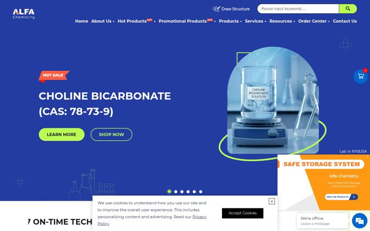 Screenshot of alfa-chemistry.com