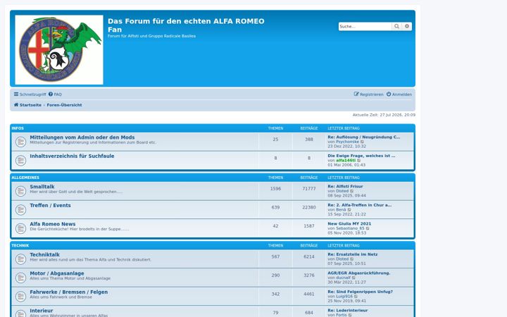 Screenshot of alfa-forum.ch