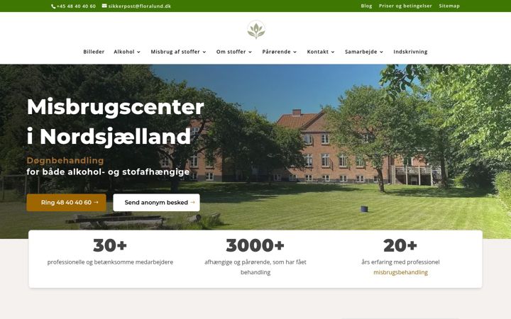 Screenshot of alfa-fredensborg.dk