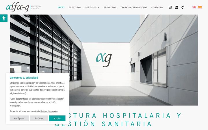 Screenshot of alfa-g.com