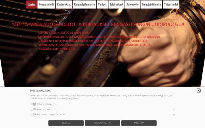Screenshot of alfa-rengas.fi