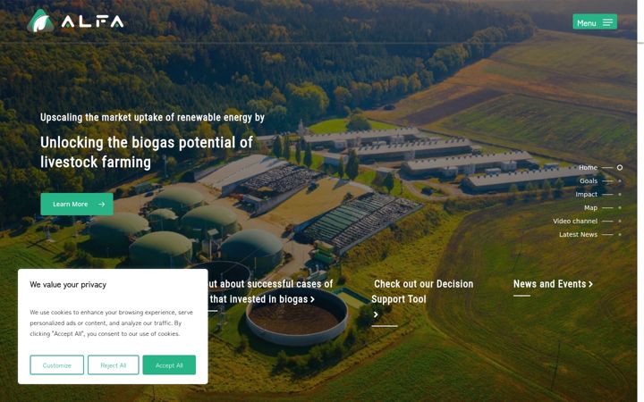 Screenshot of alfa-res.eu