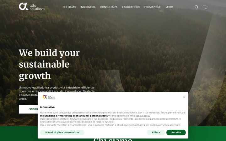 Екранна снимка на alfa-solutions.it