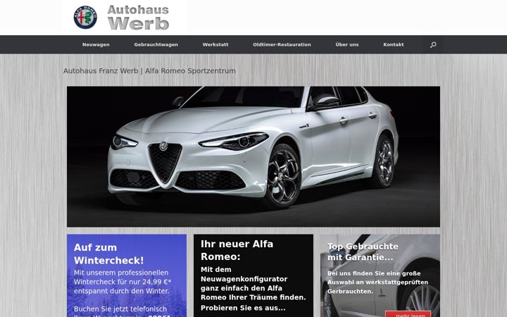 Screenshot of alfa-werb.de