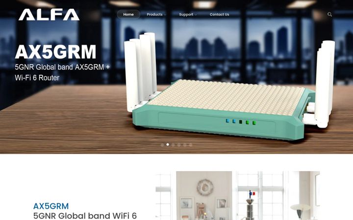Screenshot of alfa.com.tw