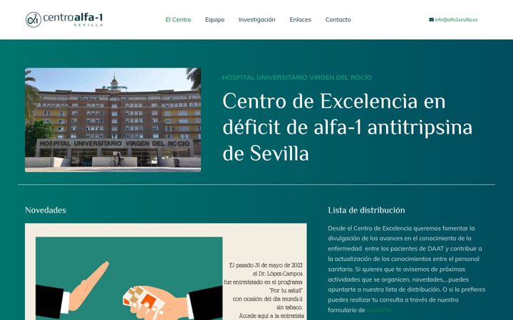 Screenshot of alfa1sevilla.es