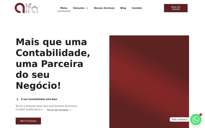 Ekrānuzņēmums no alfaassessoria.com.br