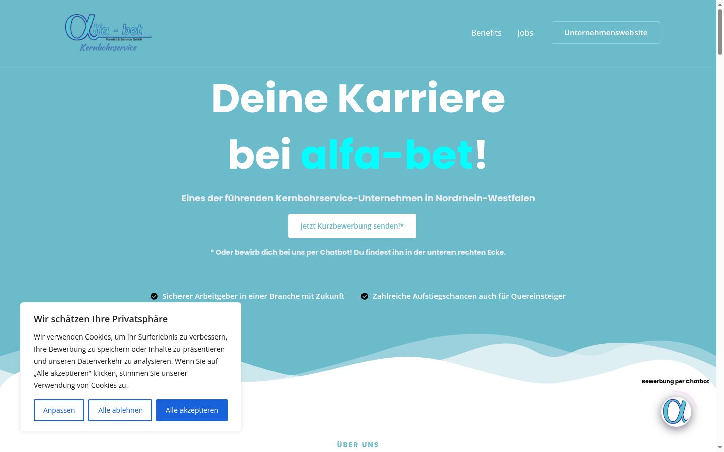 Screenshot tal-banner tal-kunsens muri qabel kwalunkwe interazzjoni
