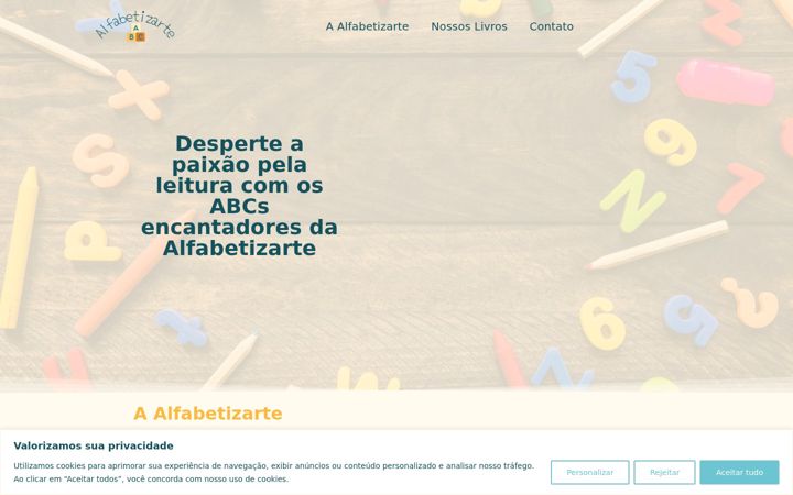 Screenshot of alfabetizarte.com