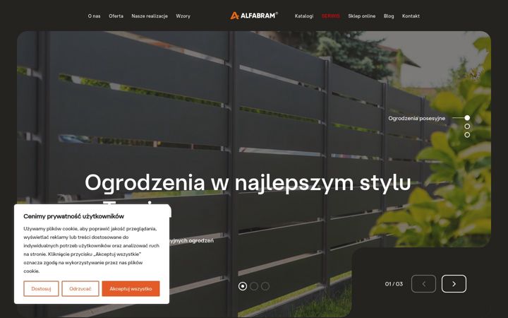 Screenshot of alfabram.pl