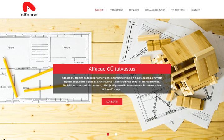 Screenshot of alfacad.ee