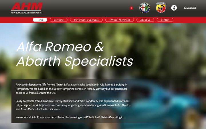 Screenshot of alfacare.co.uk