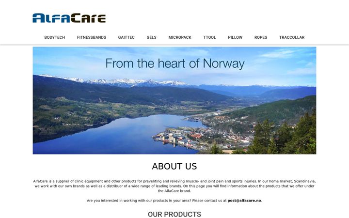 Screenshot of alfacareinternational.com