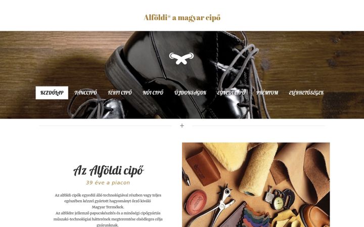 Screenshot of alfacipo.hu