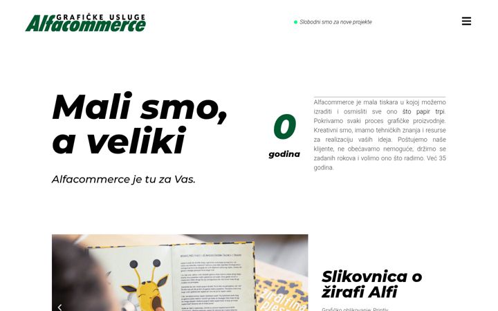 Screenshot of alfacommerce.hr